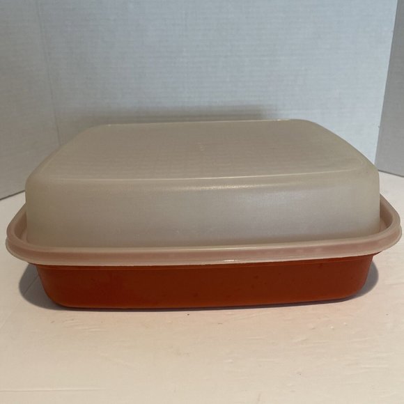 Tupperware Other - Vintage Tupperware Large Meat Marinade Container Paprika 1294-8 with Lid USA!